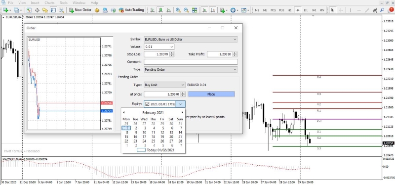 How to Place a Buy Limit Order on MetaTrader Desktop